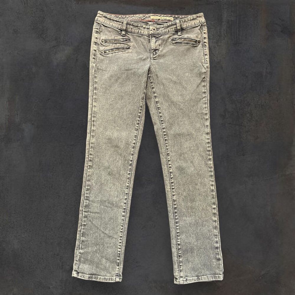 DKNY Jeans Women's Size 30‎ Light Blue Denim Cotton Slim Skinny Low Rise Zippers